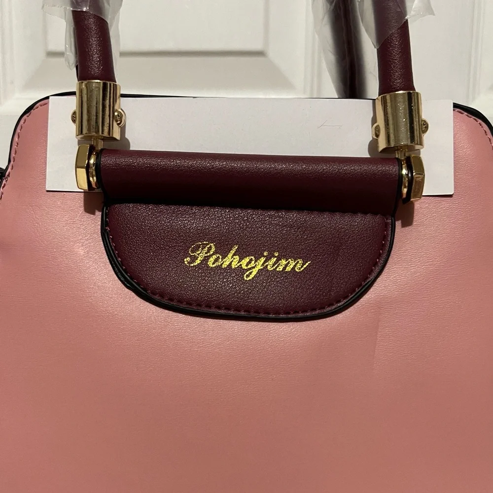 💗 *NEW* Pink‎ and Burgundy Women's Handbag